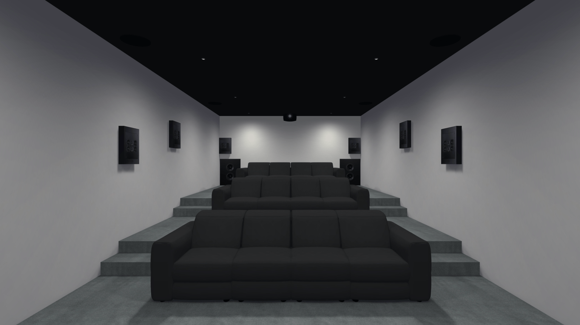 Basement Dedicated Home Cinema